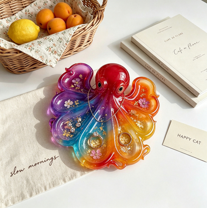 Octopus Divided Tray Storage Resin Mold