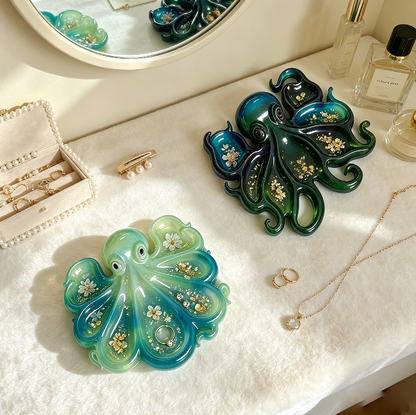 Octopus Divided Tray Storage Resin Mold