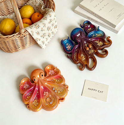 Octopus Divided Tray Storage Resin Mold