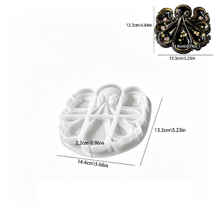 Octopus Divided Tray Storage Resin Mold
