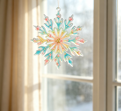 Hollow Snowflake Ornament Resin Mold
