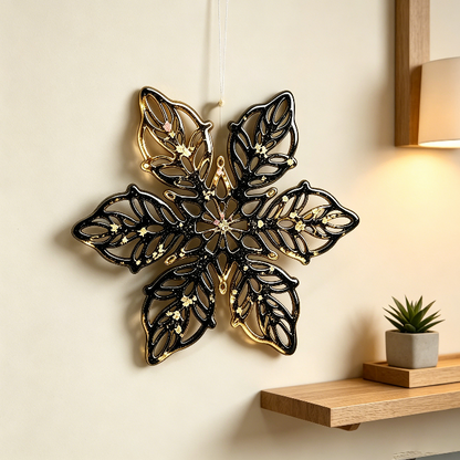 Hollow Snowflake Ornament Resin Mold