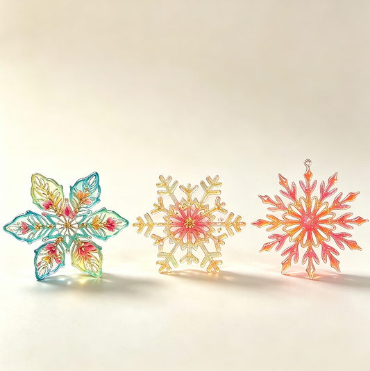 Hollow Snowflake Ornament Resin Mold