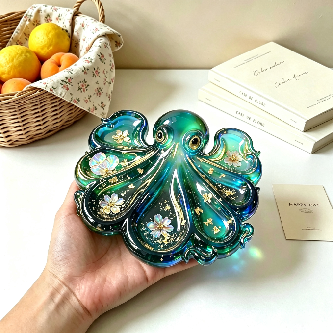 Octopus Divided Tray Storage Resin Mold