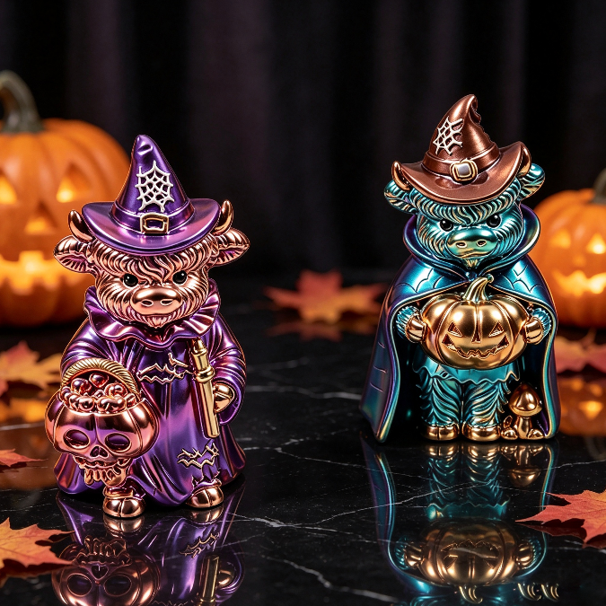 Pumpkin Yak Figurine Resin Mold