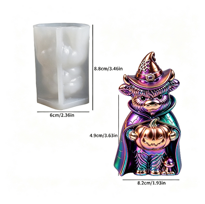 Pumpkin Yak Figurine Resin Mold