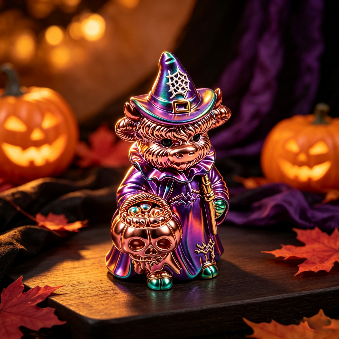 Pumpkin Yak Figurine Resin Mold