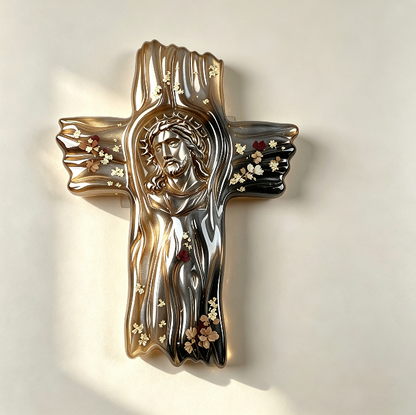 Jesus Cross Wall Hanging Resin Mold