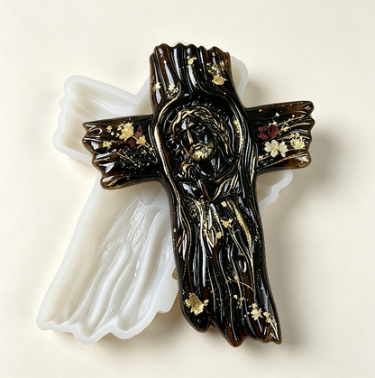 Jesus Cross Wall Hanging Resin Mold