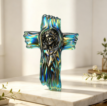 Jesus Cross Wall Hanging Resin Mold