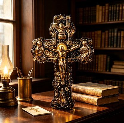 Sacred Jesus Cross Figurine Resin Mold
