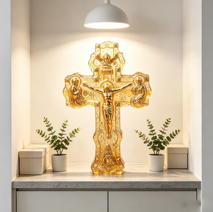 Sacred Jesus Cross Figurine Resin Mold