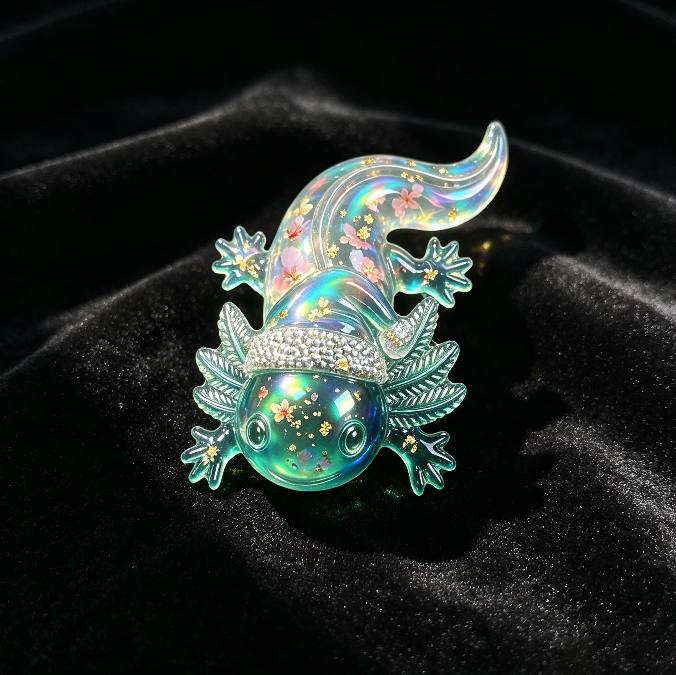 Cute Axolotl Figurine Resin Mold