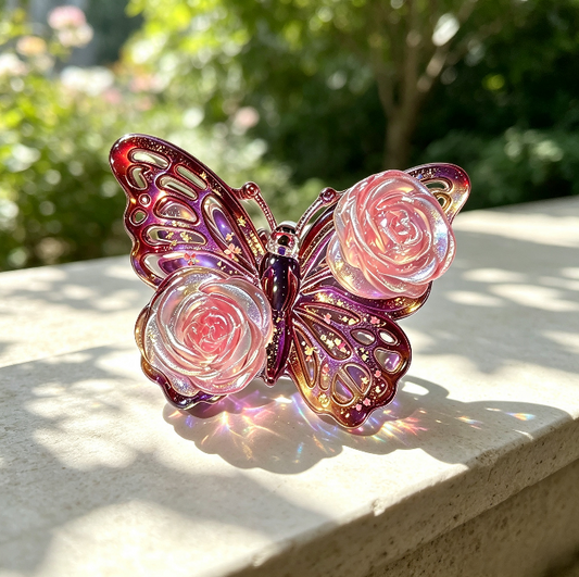 Handmade Rose Butterfly Jewelry Accessories Resin Mold