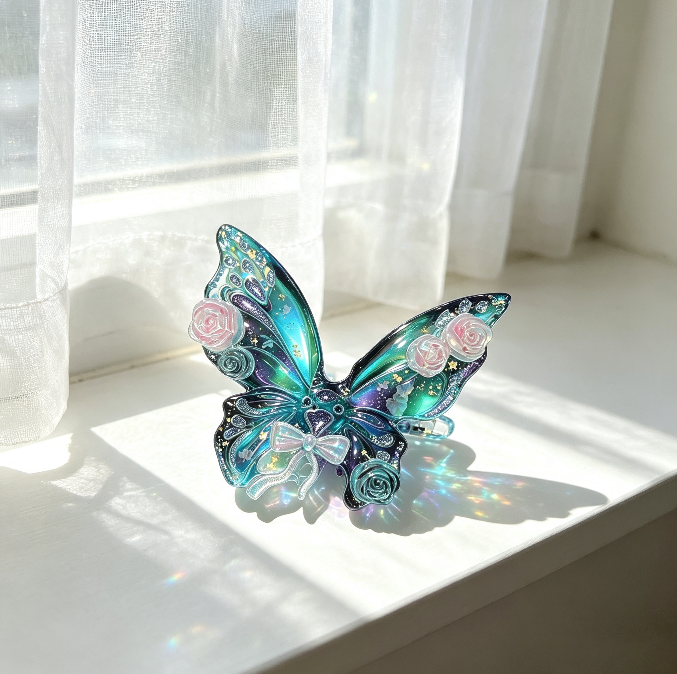 Handmade Rose Butterfly Jewelry Accessories Resin Mold