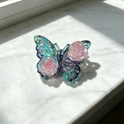 Handmade Rose Butterfly Jewelry Accessories Resin Mold