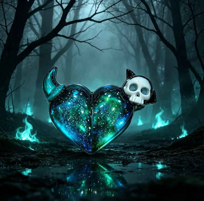 Handmade Heart Little Devil Jewelry Accessories Resin Mold