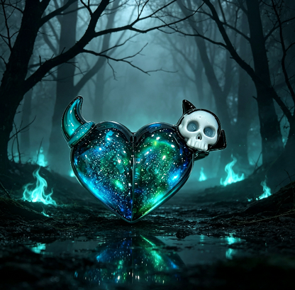Handmade Heart Little Devil Jewelry Accessories Resin Mold