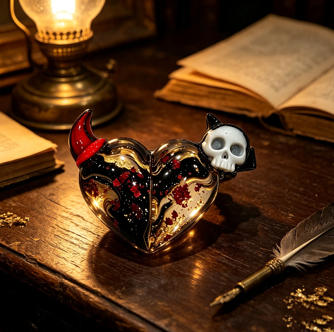 Handmade Heart Little Devil Jewelry Accessories Resin Mold