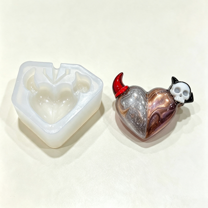 Handmade Heart Little Devil Jewelry Accessories Resin Mold