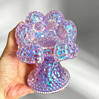 Handmade Diamond Tiger Claw Phone Charging Stand Resin Mold