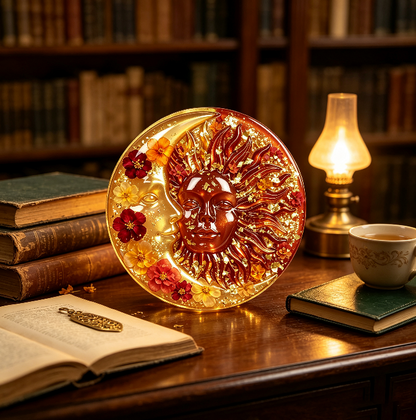 Sun & Moon Wall Hanging Resin Mold