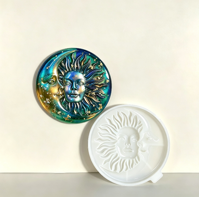 Sun & Moon Wall Hanging Resin Mold