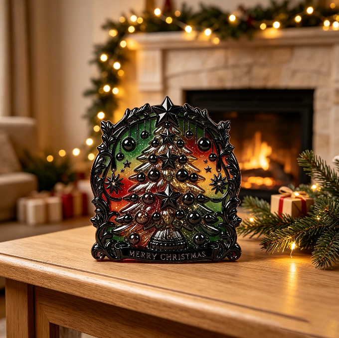 Christmas Tree Wall Hanging Resin Mold