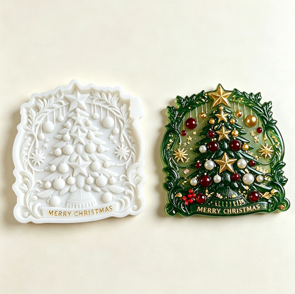 Christmas Tree Wall Hanging Resin Mold