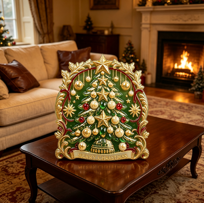 Christmas Tree Wall Hanging Resin Mold