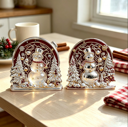 Christmas Snowman Wall Hanging Resin Mold
