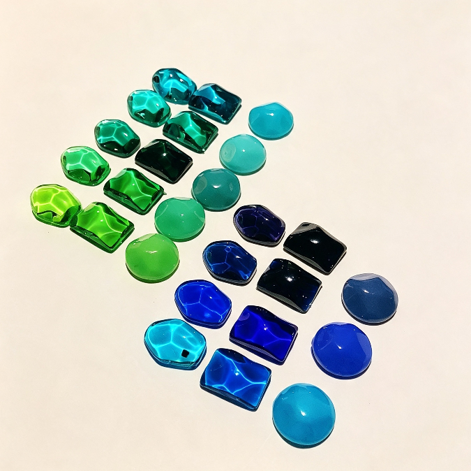 22 Colors Ultra Translucent Gemstone Color Dye Set for Resin Art
