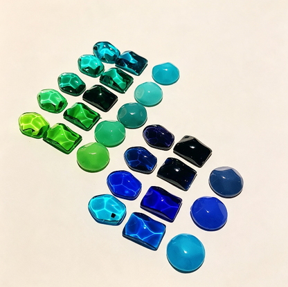 22 Colors Ultra Translucent Gemstone Color Dye Set for Resin Art