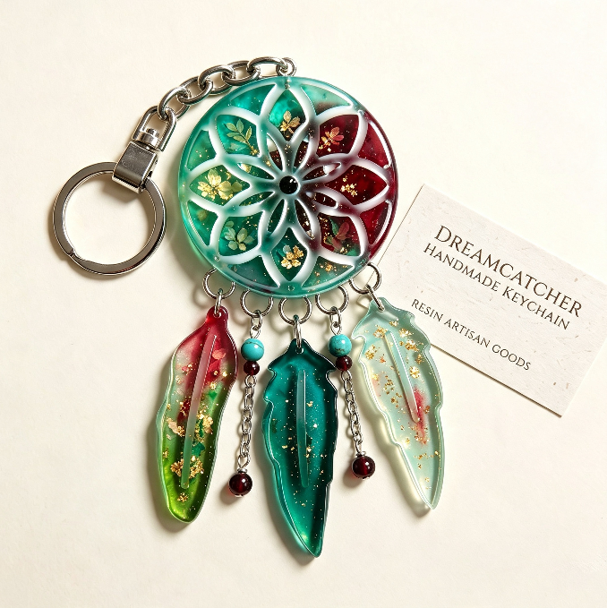 Interchangeable Dreamcatcher Jewelry Backing & Decorative Resin Mold