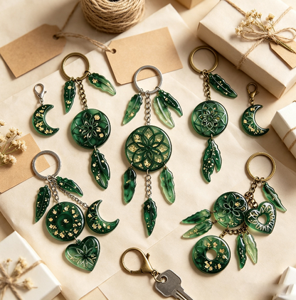 Interchangeable Dreamcatcher Jewelry Backing & Decorative Resin Mold