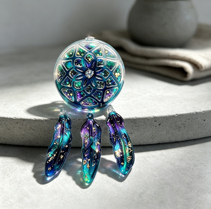 Interchangeable Dreamcatcher Jewelry Backing & Decorative Resin Mold