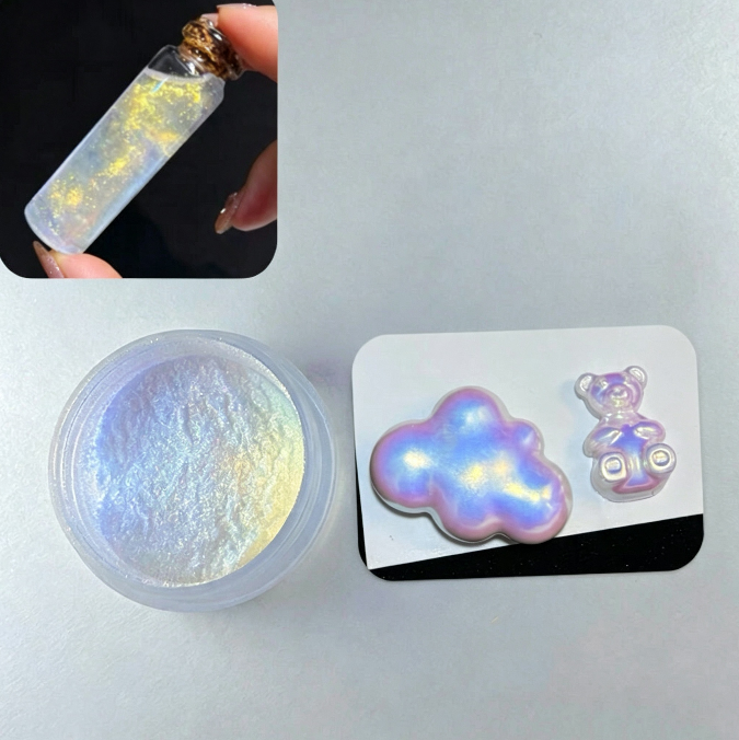 4 Colors Ultra Shiny Chameleon Powder for Resin Art