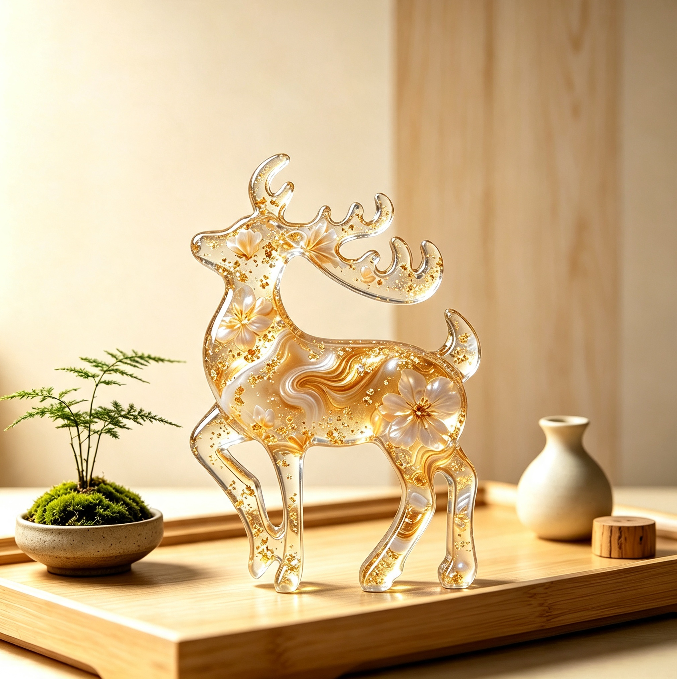 Reindeer Figurine Resin Mold