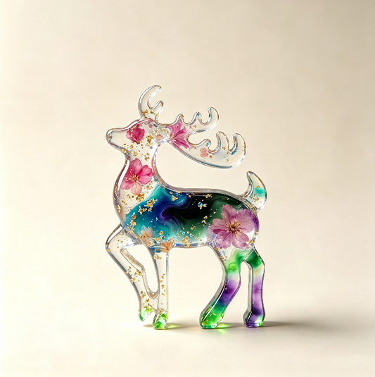 Reindeer Figurine Resin Mold