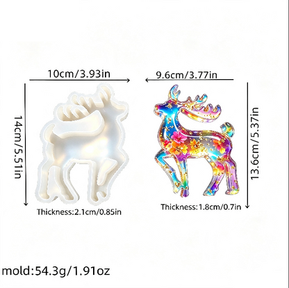 Reindeer Figurine Resin Mold