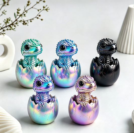Cute Mini Dinosaur Egg Decorative Figurine Resin Mold