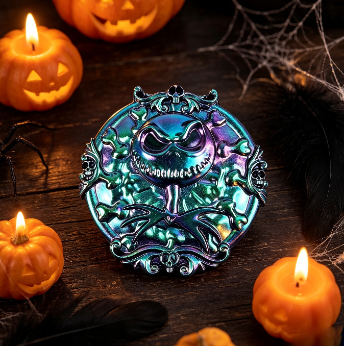 Gothic Skeleton-Themed Wall Hanging Resin Mold