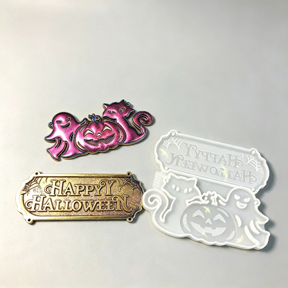 Happy Halloween Hanging Decoration Resin Mold