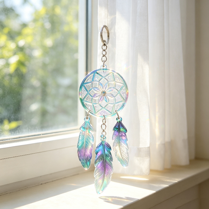 Interchangeable Dreamcatcher Jewelry Backing & Decorative Resin Mold