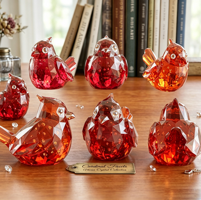[VIP EXCLUSIVE] Handmade Diamond-Cut Cardinal Bird Figurine Resin Mold