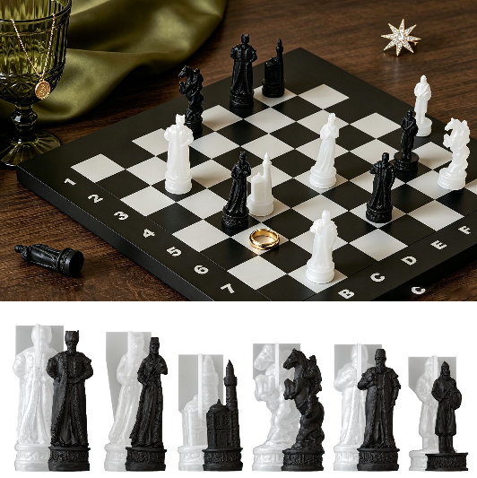 New Chess Set Resin Mold