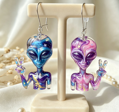 Handmade Alien Earring & Jewelry Decoration Resin Mold