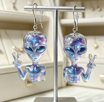 Handmade Alien Earring & Jewelry Decoration Resin Mold