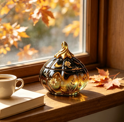 Tall & Short Pumpkin Storage Jar Resin Mold