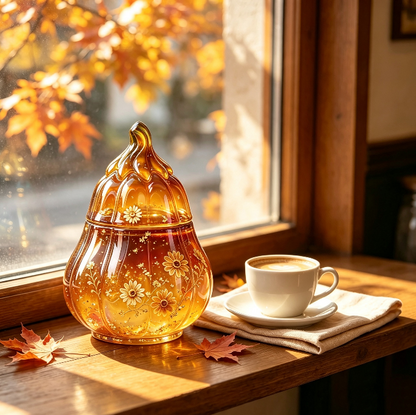 Tall & Short Pumpkin Storage Jar Resin Mold